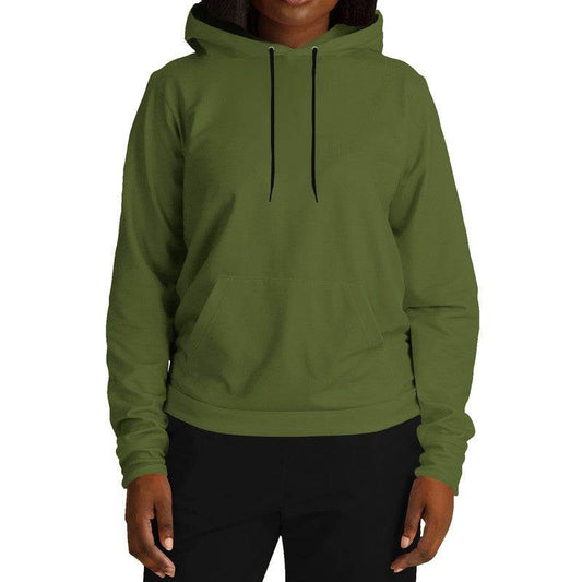 Deep Muted Lime Hoodie (L-MU-DE) - Woman Front