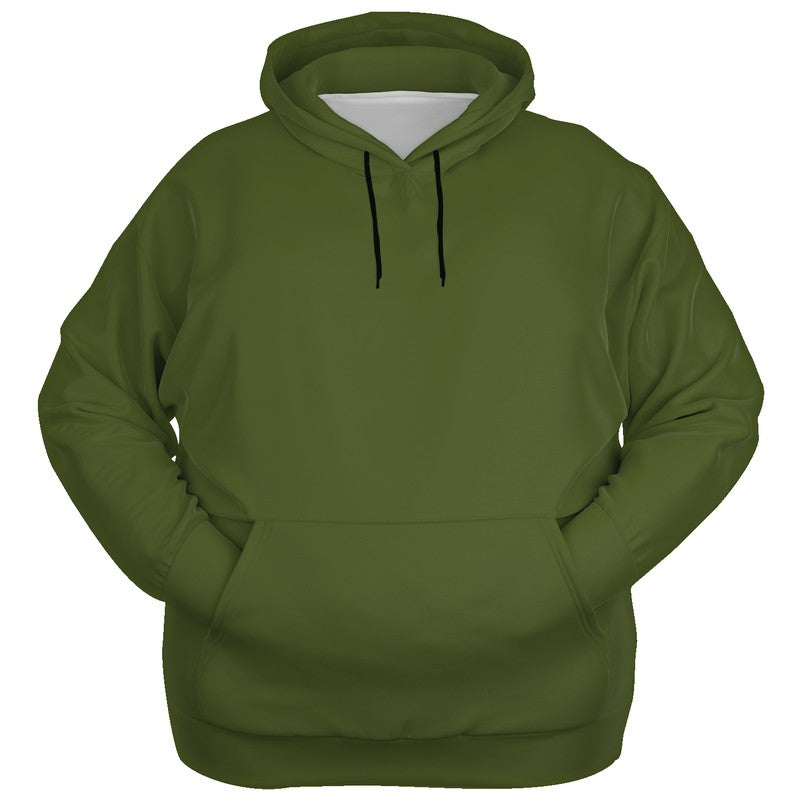 Deep Muted Lime Hoodie PLUS (L-MU-DE) - Ghost Front PLUS