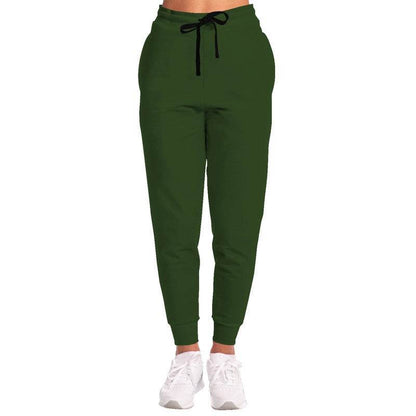 Deep Muted Lime Joggers (GL2-MU-DE) - Woman Front