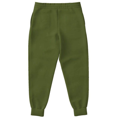 Deep Muted Lime Joggers (L-MU-DE) - Back