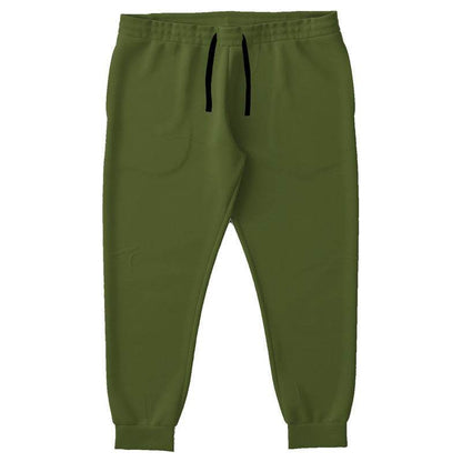 Deep Muted Lime Joggers PLUS (L-MU-DE) - Front PLUS