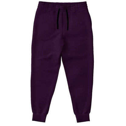 Deep Muted Magenta Joggers (M-MU-DE) - Front