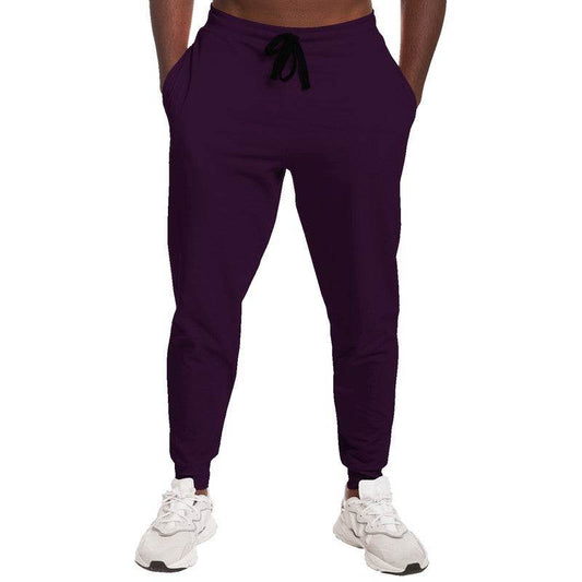 Deep Muted Magenta Joggers (M-MU-DE) - Man Front