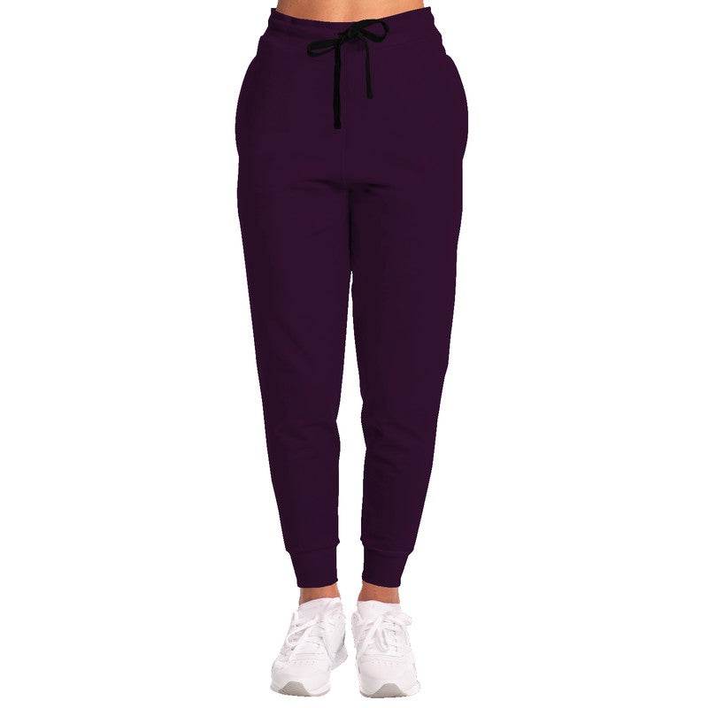 Deep Muted Magenta Joggers (M-MU-DE) - Woman Front