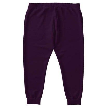 Deep Muted Magenta Joggers PLUS (M-MU-DE) - Back PLUS
