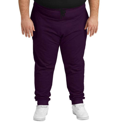 Deep Muted Magenta Joggers PLUS (M-MU-DE) - Man Front PLUS
