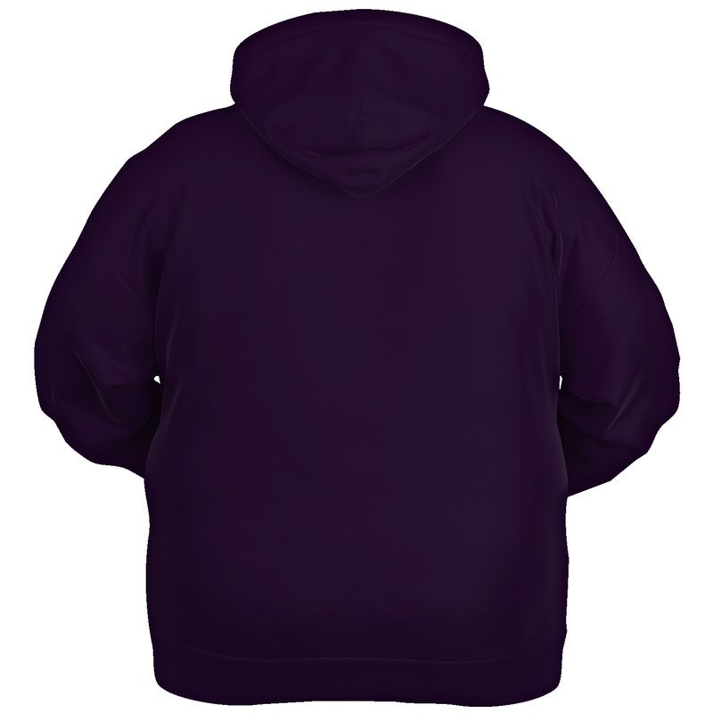 Deep Muted Purple Hoodie PLUS (MPU2-MU-DE) - Ghost Back PLUS