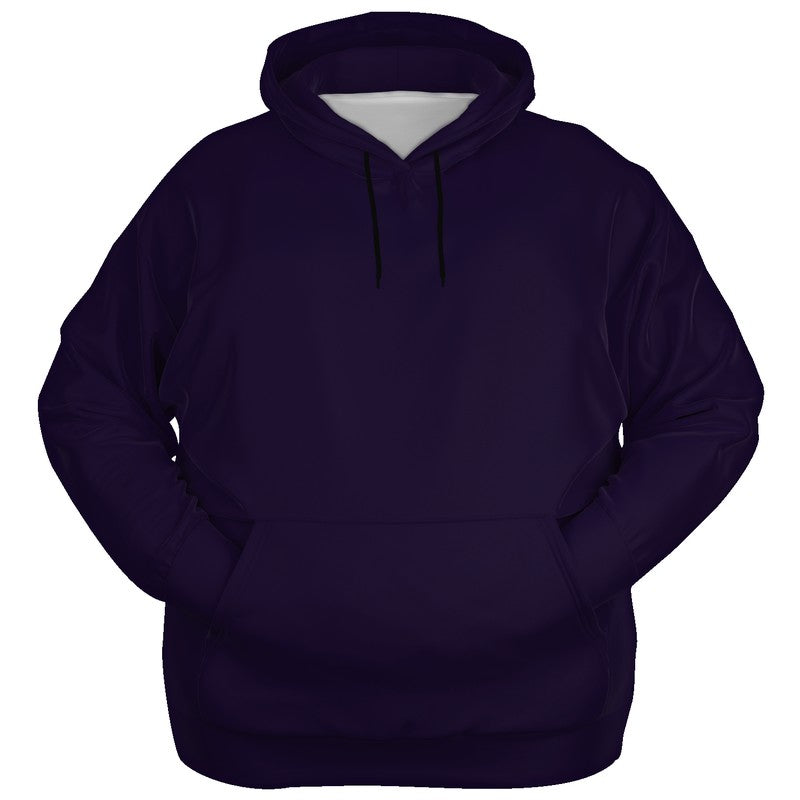 Deep Muted Purple Hoodie PLUS (PU-MU-DE) - Ghost Front PLUS