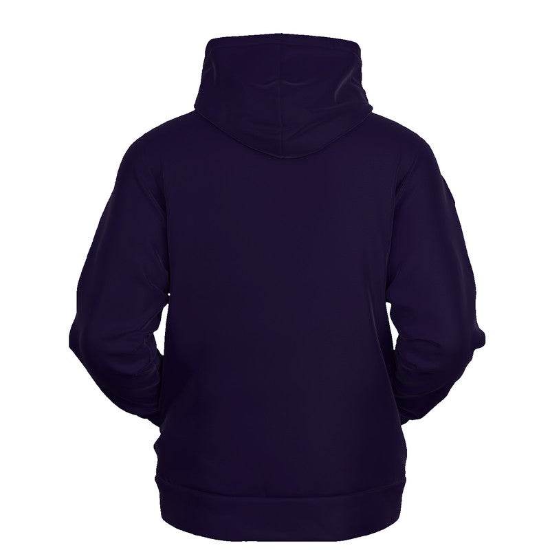 Deep Muted Purple Hoodie (PU-MU-DE) - Ghost Back