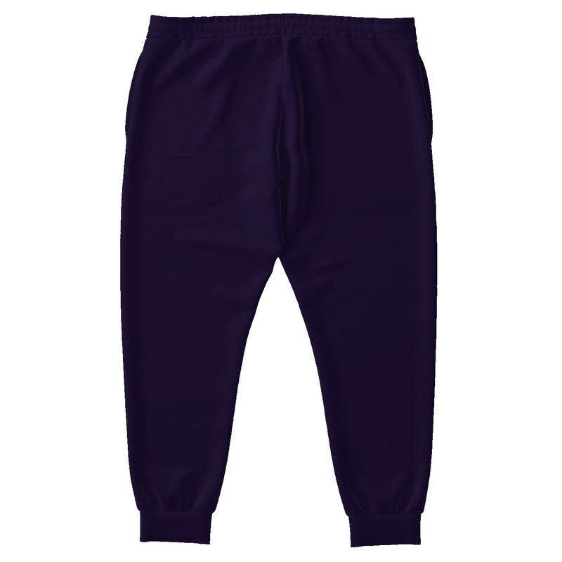 Deep Muted Purple Joggers PLUS (PU-MU-DE) - Back PLUS