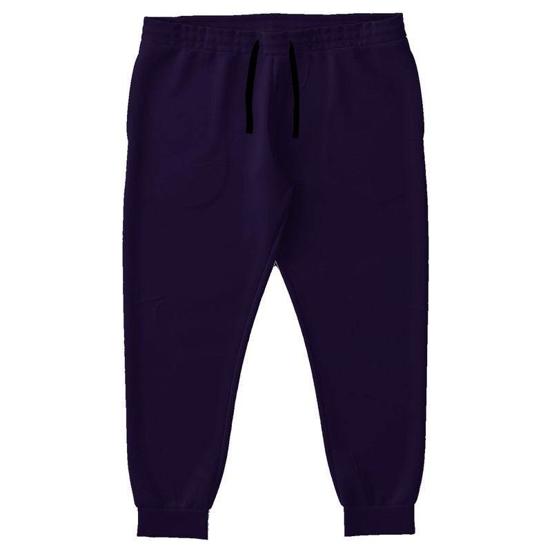 Deep Muted Purple Joggers PLUS (PU-MU-DE) - Front PLUS