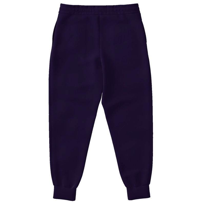 Deep Muted Purple Joggers (PU-MU-DE) - Back