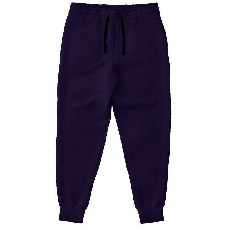 Deep Muted Purple Joggers (PU-MU-DE) - Front