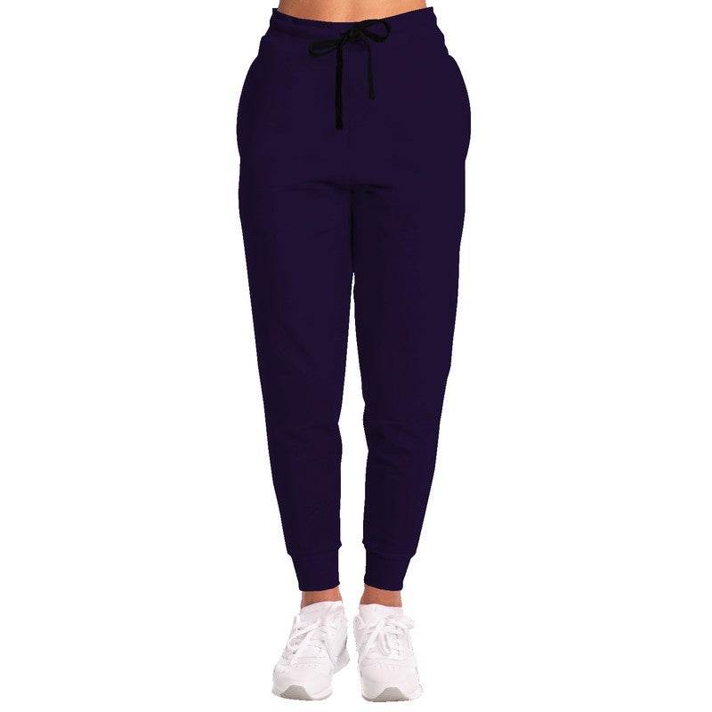Deep Muted Purple Joggers (PU-MU-DE) - Woman Front