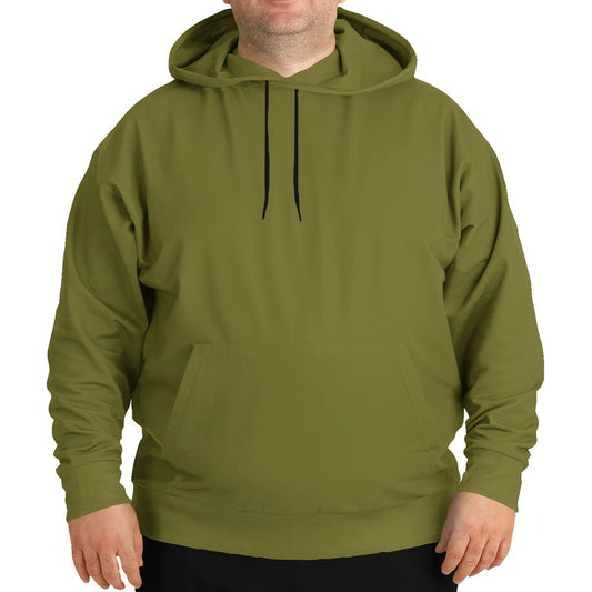Deep Muted Yellow Hoodie PLUS (LY2-MU-DE) - Man Front PLUS