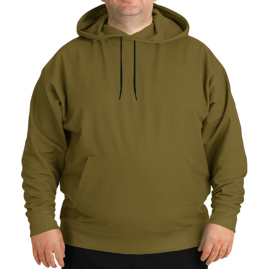 Deep Muted Yellow Hoodie PLUS (Y-MU-DE) - Man Front PLUS
