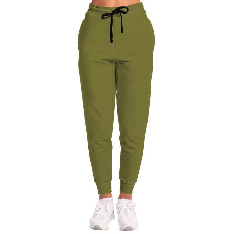 Deep Muted Yellow Joggers (LY2-MU-DE) - Woman Front