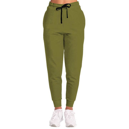 Deep Muted Yellow Joggers (LY2-MU-DE) - Woman Front
