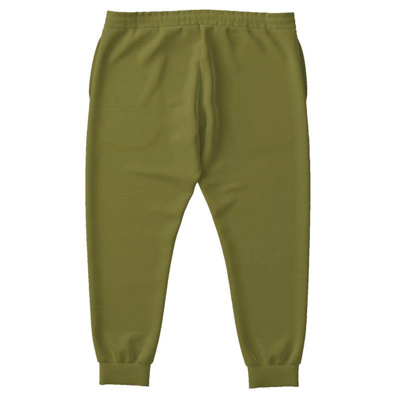Deep Muted Yellow Joggers PLUS (LY2-MU-DE) - Back PLUS