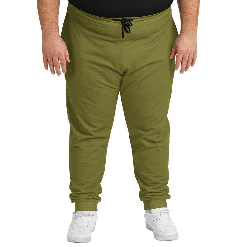 Deep Muted Yellow Joggers PLUS (LY2-MU-DE) - Man Front PLUS
