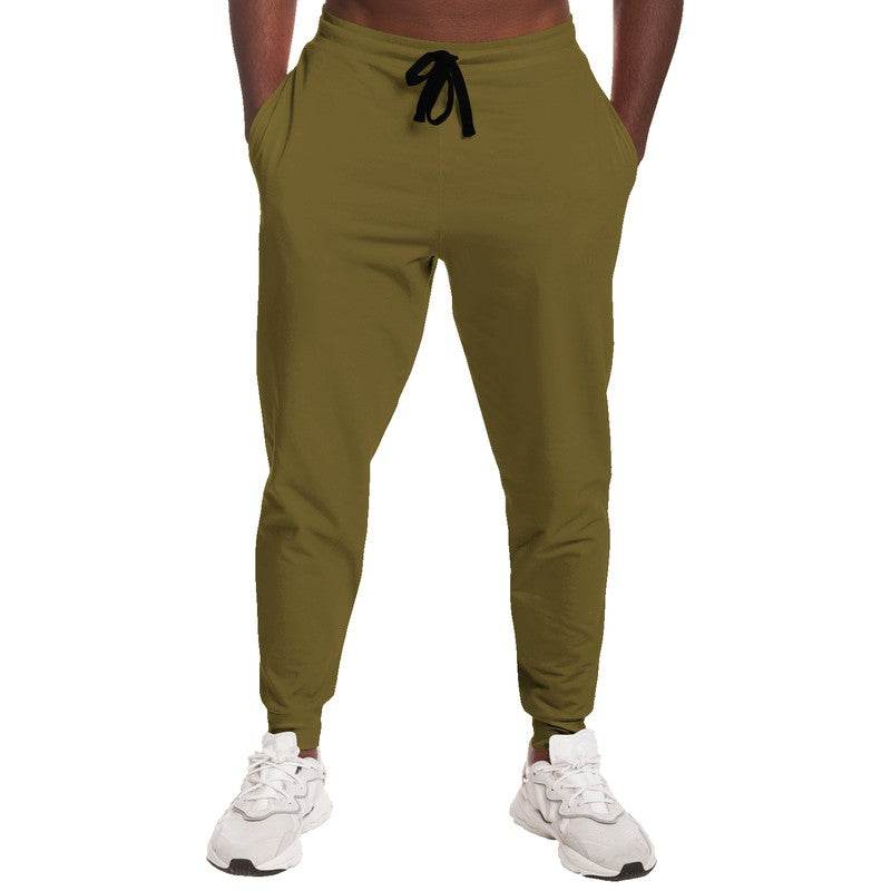 Deep Muted Yellow Joggers (Y-MU-DE) - Man Front