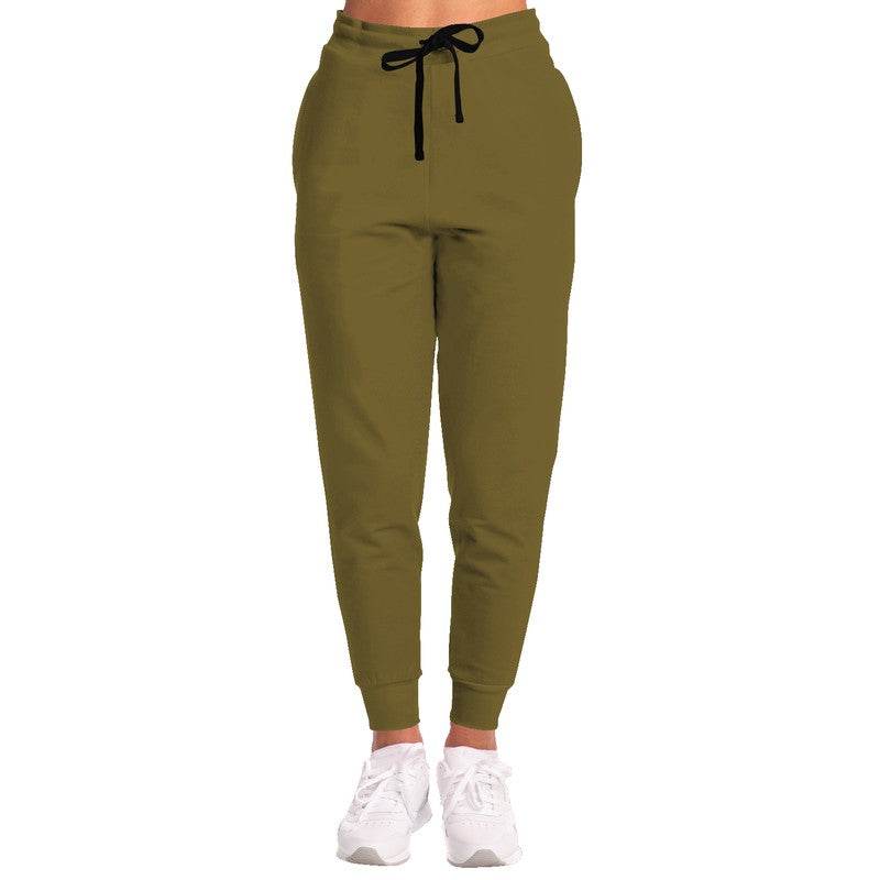 Deep Muted Yellow Joggers (Y-MU-DE) - Woman Front