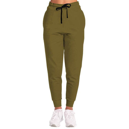 Deep Muted Yellow Joggers (Y-MU-DE) - Woman Front