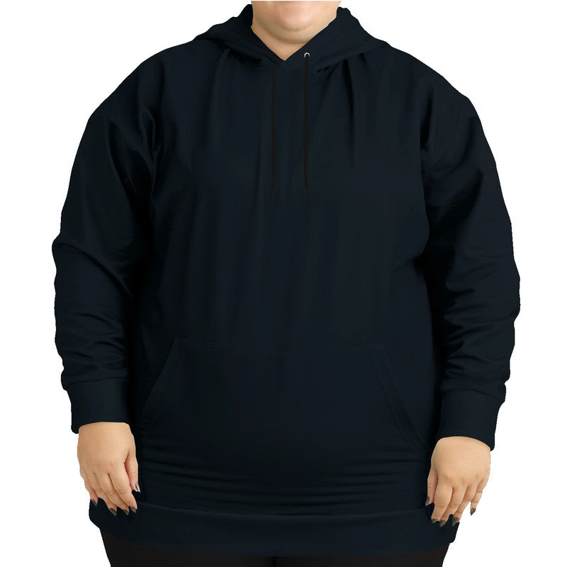 Deep Neutral Blue Hoodie PLUS (B-NE-DE) - Woman Front PLUS