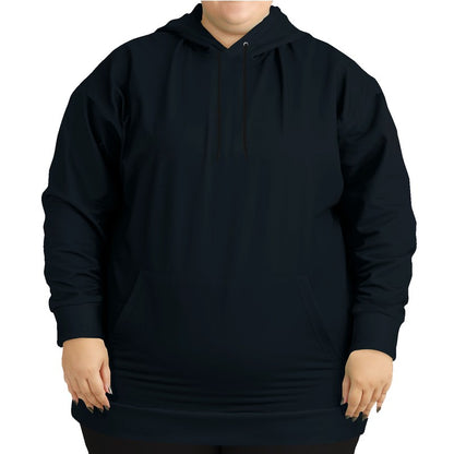 Deep Neutral Blue Hoodie PLUS (B-NE-DE) - Woman Front PLUS
