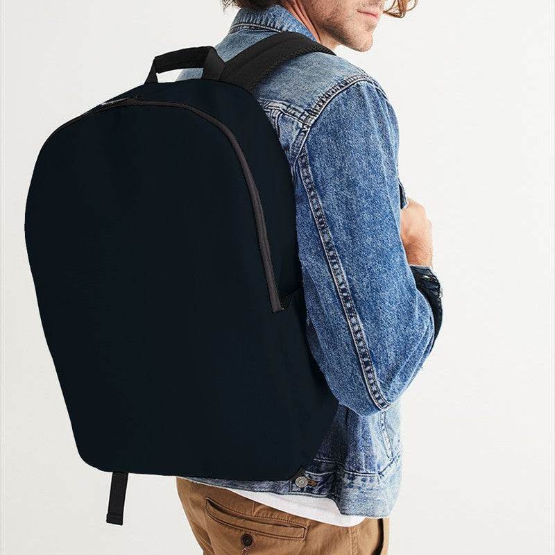 Deep Neutral Blue Waterproof Backpack (B-NE-DE) - Man CloseUp