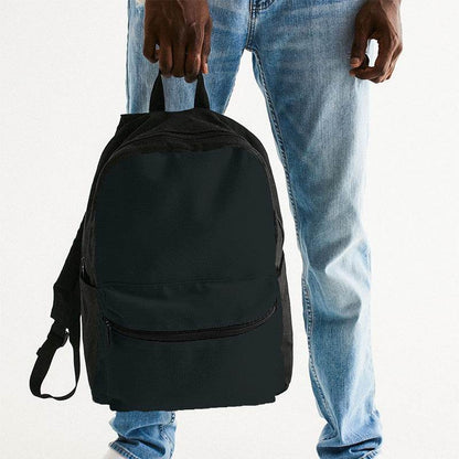 Deep Neutral Cyan Canvas Backpack (C-NE-DE) - Man Holding