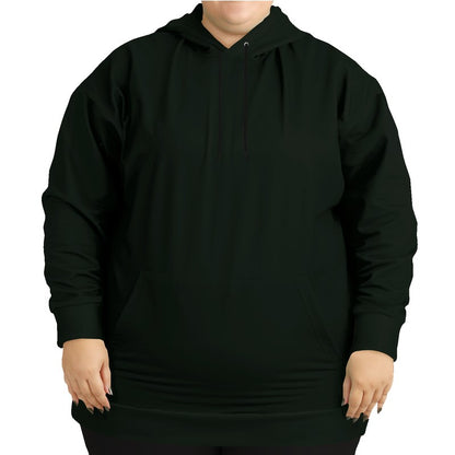 Deep Neutral Green Hoodie PLUS (G-NE-DE) - Woman Front PLUS