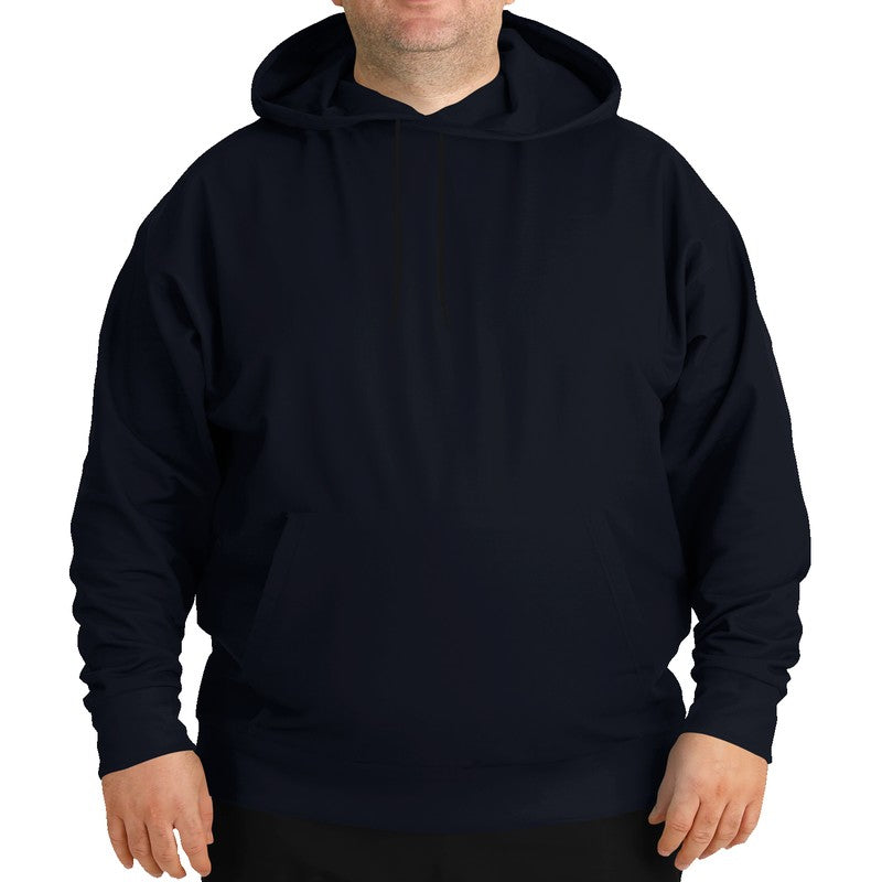 Deep Neutral Indigo Hoodie PLUS (I-NE-DE) - Man Front PLUS