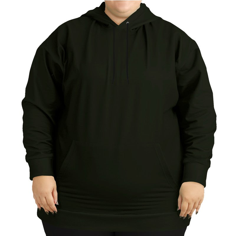 Deep Neutral Lime Hoodie PLUS (L-NE-DE) - Woman Front PLUS