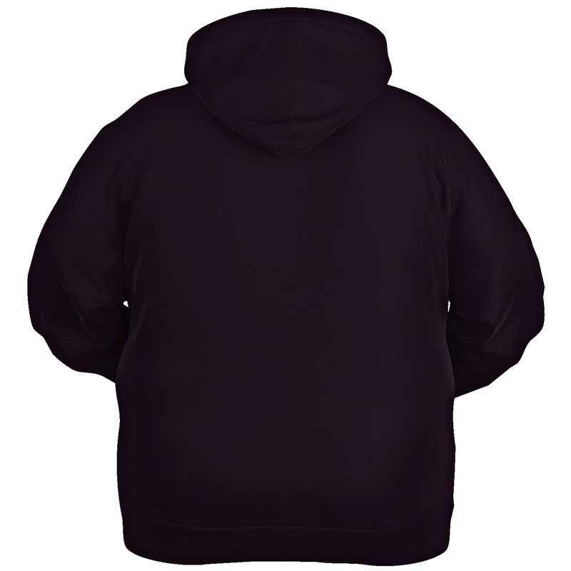 Deep Neutral Magenta Hoodie PLUS (M-NE-DE) - Ghost Back PLUS