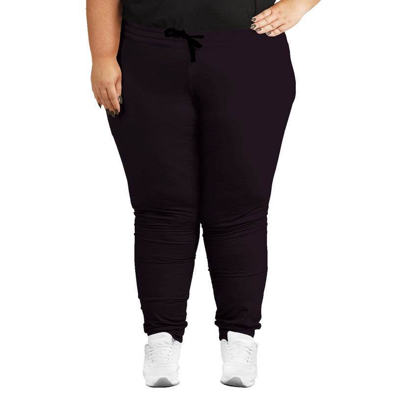 Deep Neutral Magenta Joggers PLUS (M-NE-DE) - Woman Front PLUS