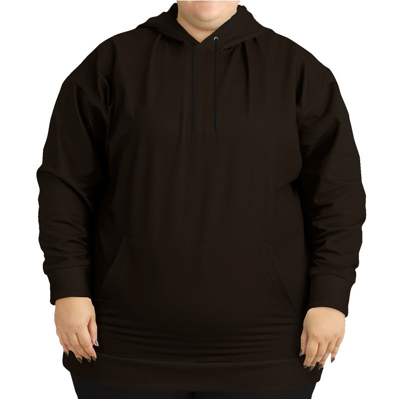 Deep Neutral Orange Hoodie PLUS (O-NE-DE) - Woman Front PLUS