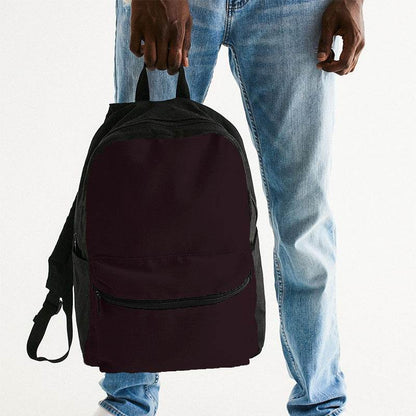 Deep Neutral Pink Canvas Backpack (PI-NE-DE) - Man Holding