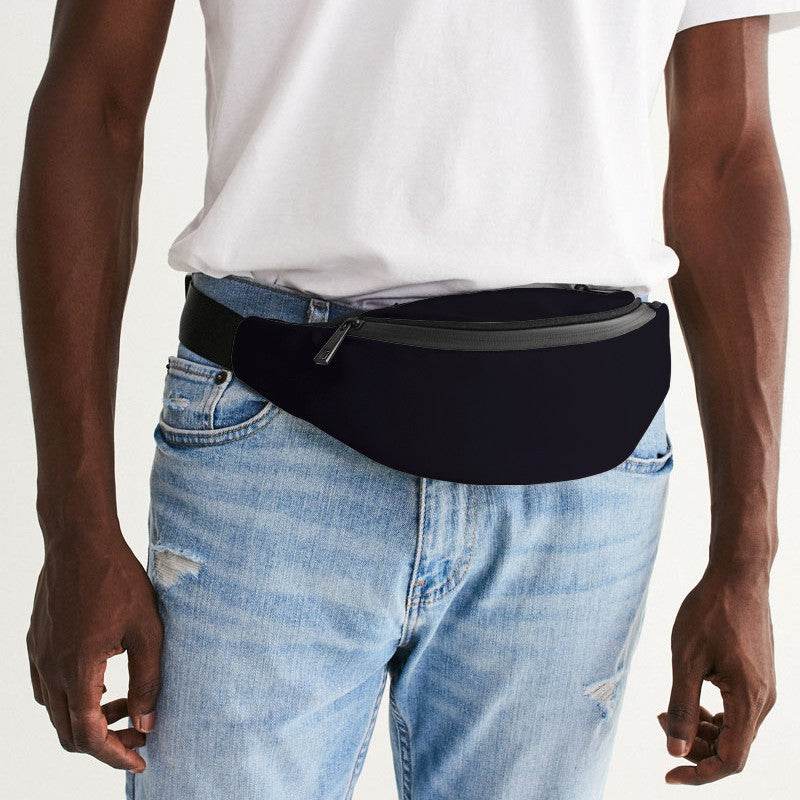Deep Neutral Purple Belt Bag (PU-NE-DE) - Man Front CloseUp