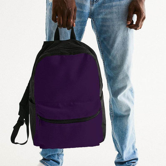 Deep Pruple Canvas Backpack (MPU2-ME-DE) - Man Holding