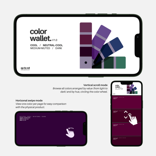 Cool | Medium-Muted | Dark | Digital Color Wallet