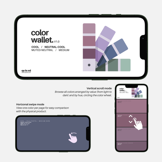 Cool | Muted-Neutral | Medium | Digital Color Wallet