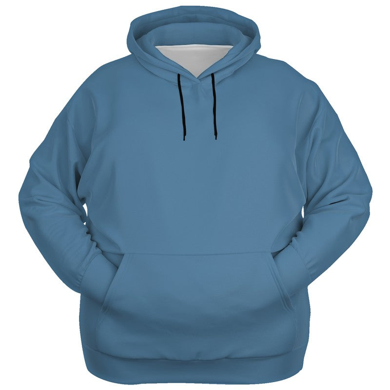 Dusty Blue Hoodie PLUS (B-MU-ME) - Ghost Front PLUS
