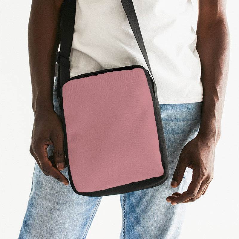 Dusty Pink Messenger Pouch (RPI2-FM-ML) - Man Front CloseUp
