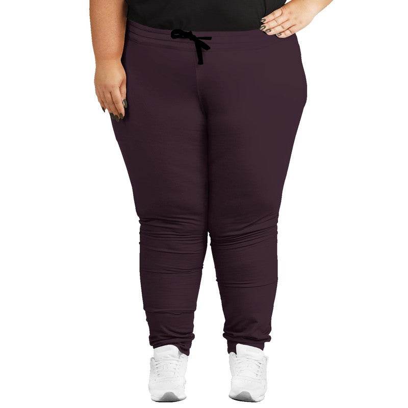 Eggplant Joggers PLUS (PIM2-NE-DA) - Woman Front PLUS