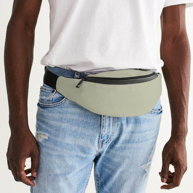 Eggshell Belt Bag (LY2-NE-LG) - Man Front CloseUp