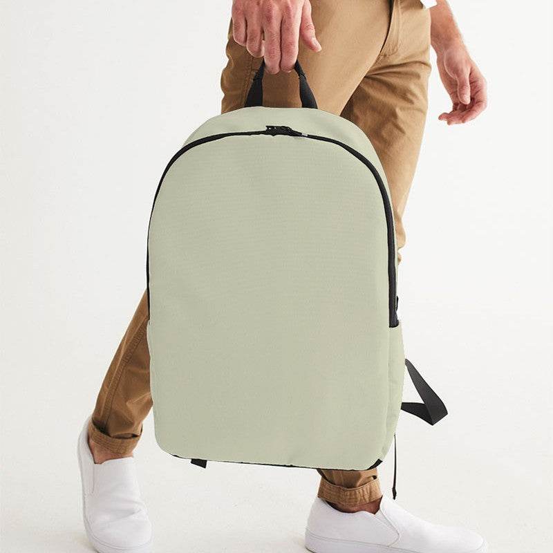 Eggshell Waterproof Backpack (LY2-NE-LG) - Man Holding CloseUp