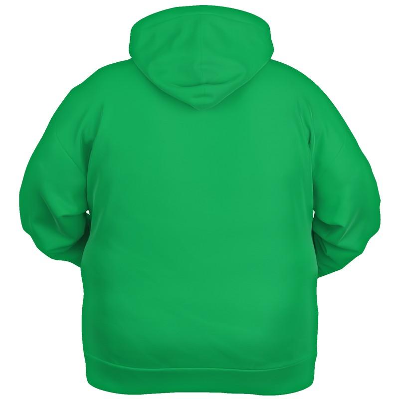 Emerald Green Hoodie (C100M0Y100K0) - Ghost Back PLUS