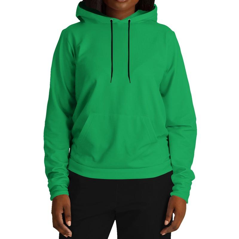 Emerald Green Hoodie (C100M0Y100K0) - Woman Front