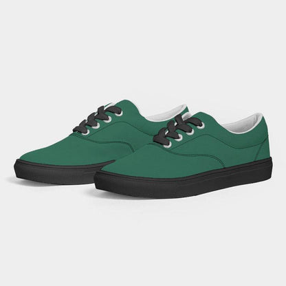 Emerald Green Men's Canvas Sneakers (BGG2-ME-DE) - Side 3